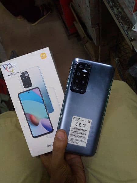 Redmi 10 6/128 condition 10/10 with box 0