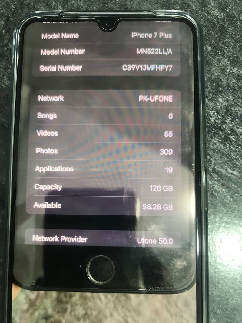 Apple Iphone 7+ plus 128gb PTA Approve 7