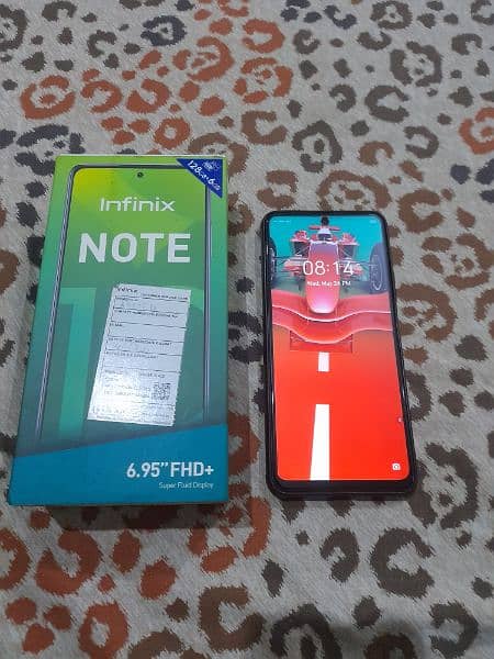 infinix note 10 6/128 with box 10/9 0