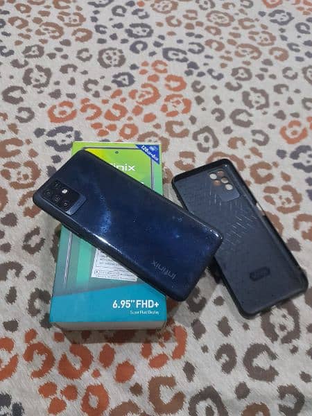 infinix note 10 6/128 with box 10/9 2