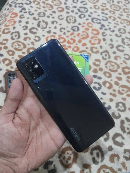 infinix note 10 6/128 with box 10/9 5