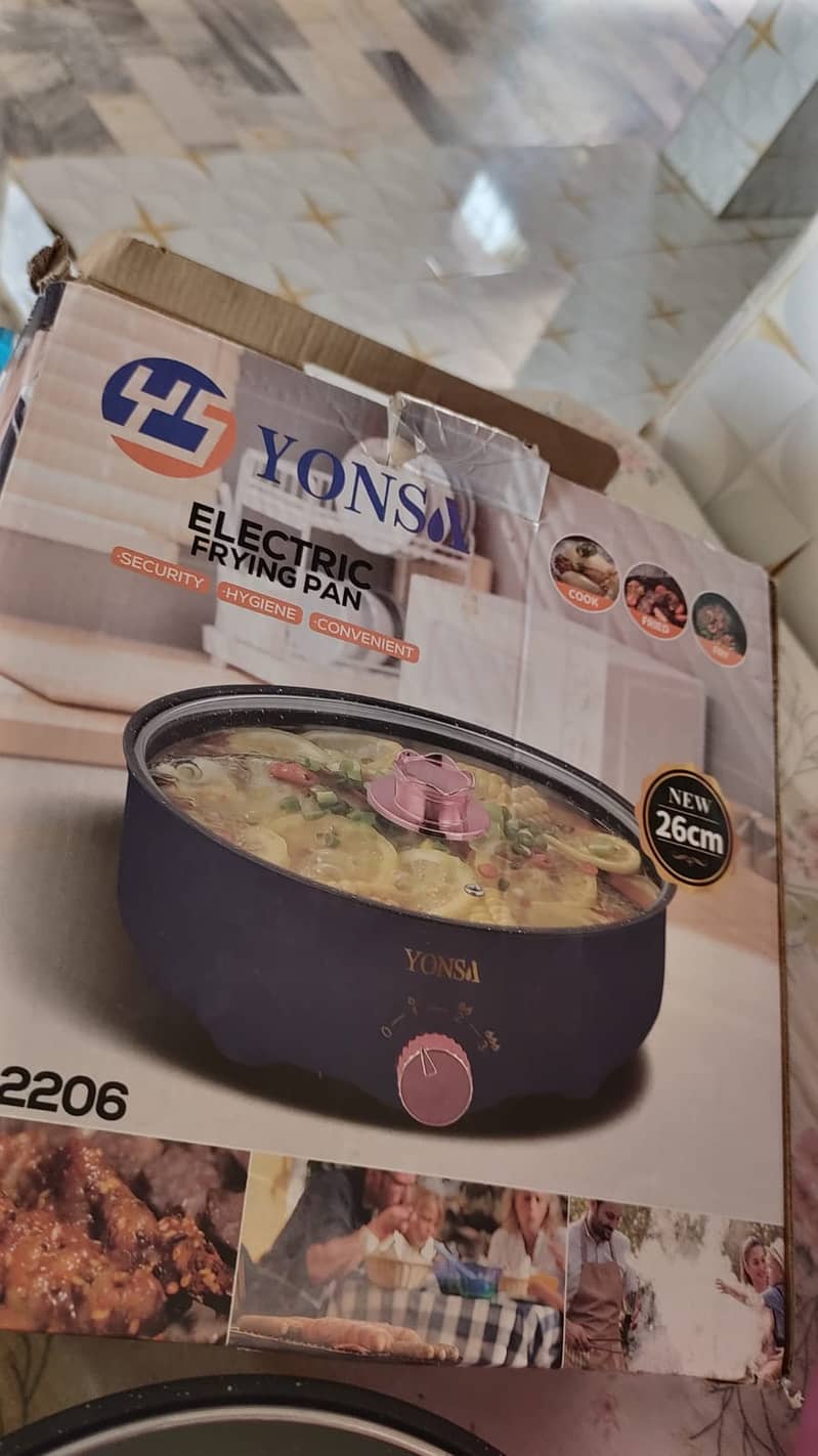 YONSA ELECTRIC STOVE PAN COOKING 2