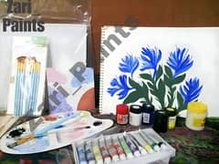 Beautiful Flower | Made by Hand | Zari_Paints