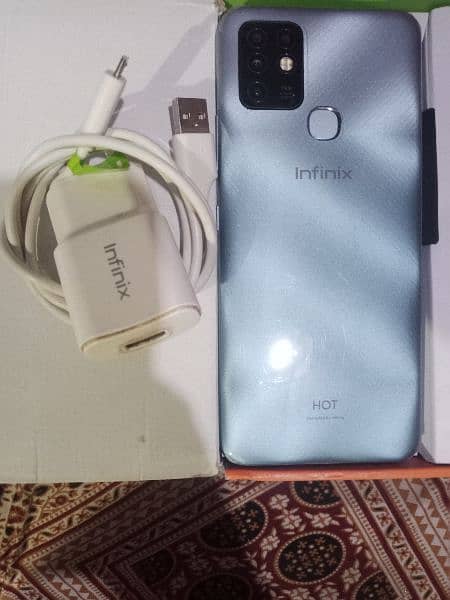 infinix Hot 10 4gbRem 128gbmemory Good Condition Mobile 5200mAhBattery 1