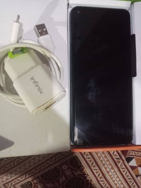 infinix Hot 10 4gbRem 128gbmemory Good Condition Mobile 5200mAhBattery 2