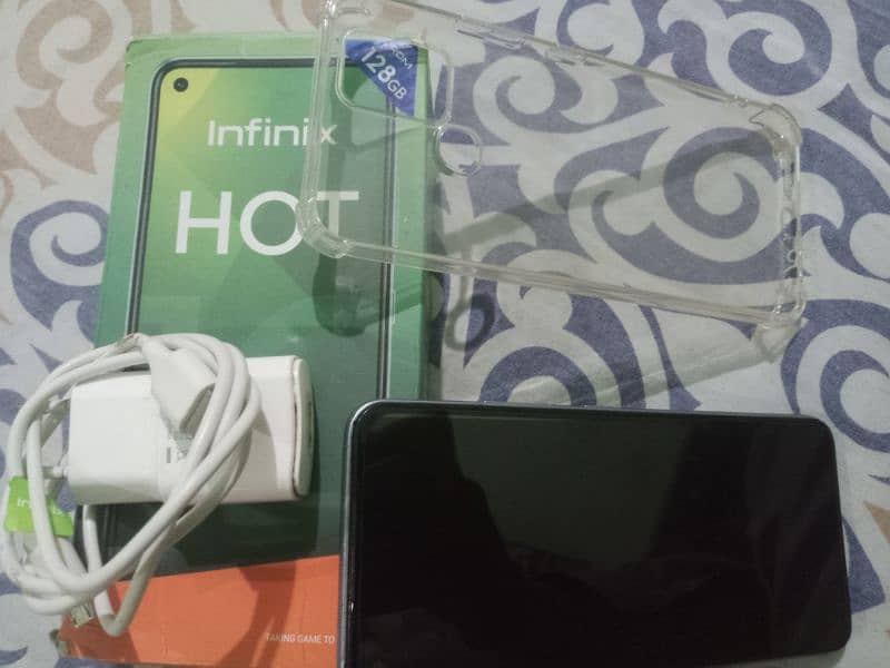 infinix Hot 10 4gbRem 128gbmemory Good Condition Mobile 5200mAhBattery 3