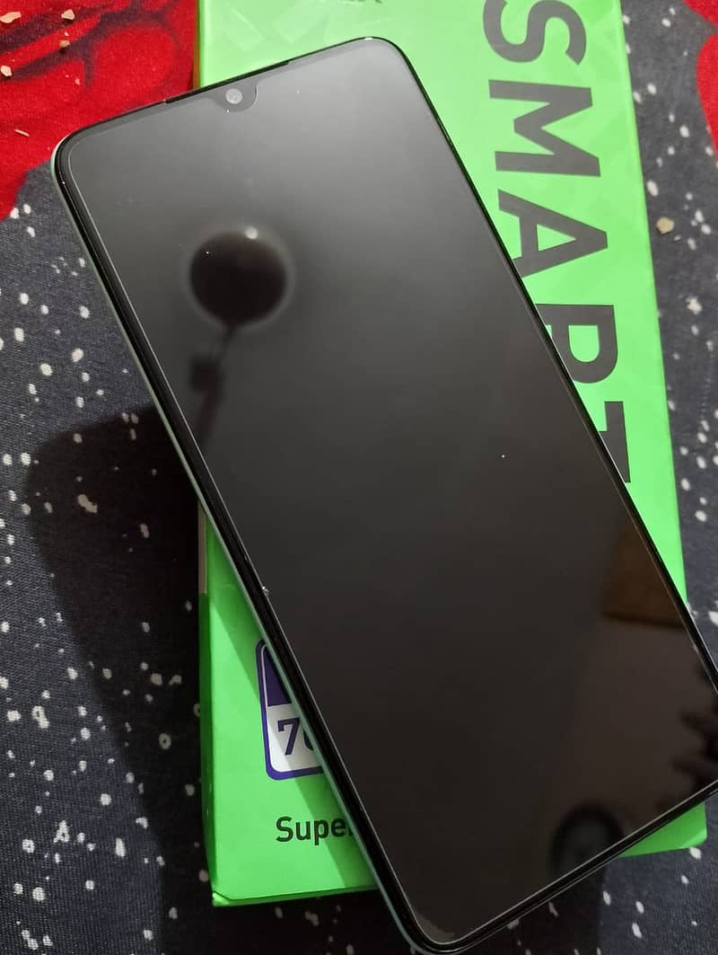 Infinix smart 7 (64gb 7 ram) 10/9 condition with box 1