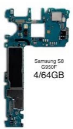 galaxy S8+ plus only motherboard price 7000