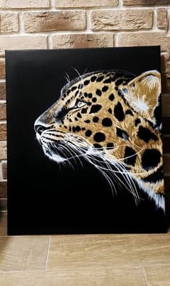 Animal acrylic painting