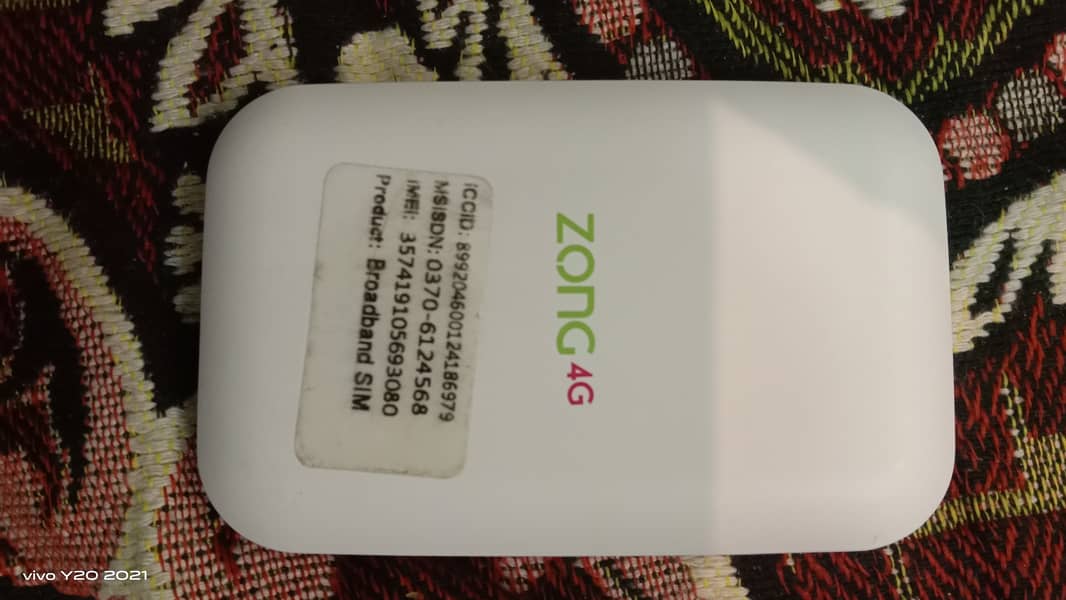 ZONG 4G BOLT Plus 0