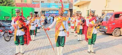 Fauji band Baja/Dhol for mendi & barat event/pipe band/foji band Baja