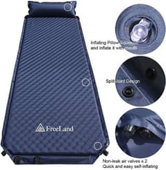 Freeland Camping Sleeping Pad Self Inflating with Attached Pillow