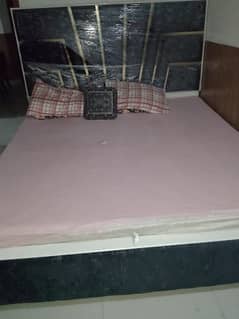 King size bed,with side table and Dressing table, without metress