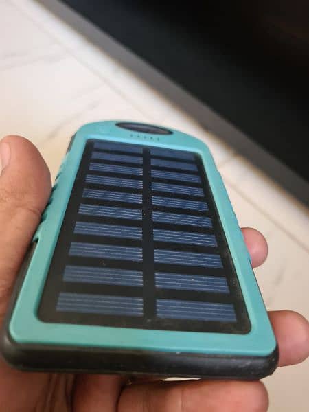 Smart Power Bank 5000mah With Solar Charge 0