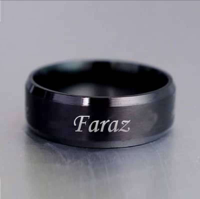 2 PCS SET OF CUSTOMIZED NAME RING 1