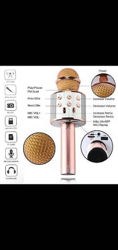 Mic speaker rechargable