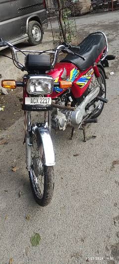 Honda CD 70 in genion and lush condition 2021 model enjin pack