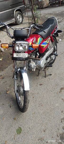 Honda CD 70 in genion and lush condition 2021 model enjin pack 0