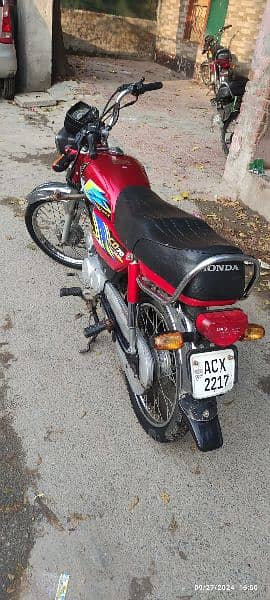 Honda CD 70 in genion and lush condition 2021 model enjin pack 4