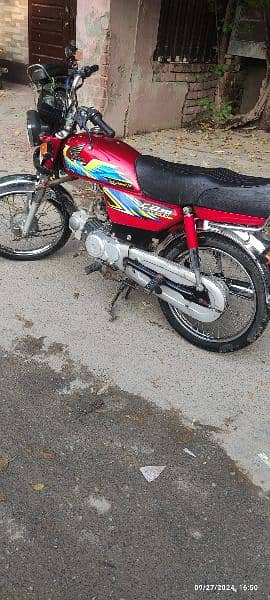 Honda CD 70 in genion and lush condition 2021 model enjin pack 5