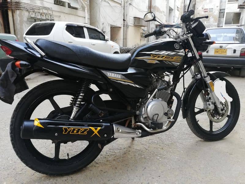 Black beauty ybz 125 z Dx Yamaha 2021 urgent sale 03333O23325 0