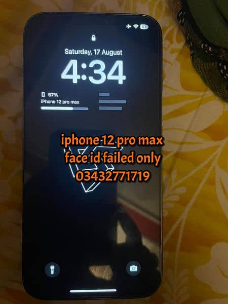 iphone 12 pro max 128gb all ok just face id failed 0343-27717-19 0