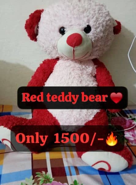 Red teddy bear 0