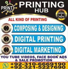 All types  of Printing Services available