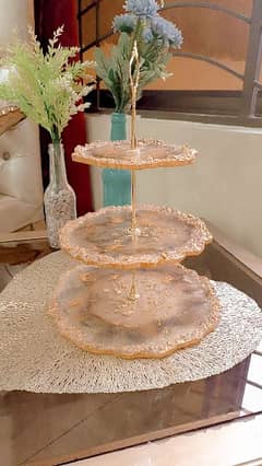 Resin Three Tier Cake Stand