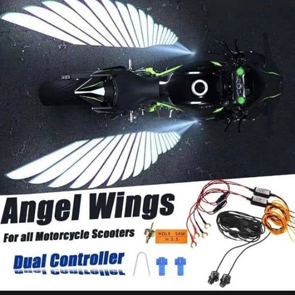 Bike Wings Lights. Angel Lights for all motorcycles 3