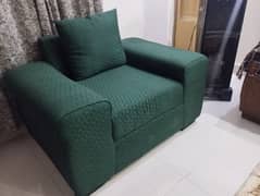 2 seater and one seater sofa for sale. . . recently changed poshish