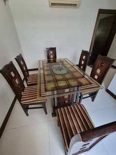 Dining Table 6 Seater. Good Condition