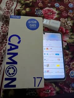 camon 17 6+128 full box condition ruff