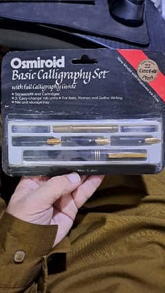 22 carat gold plated calligraphy pen