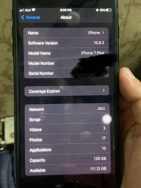 iphone 7plus 128 gb pta approved 100% battery health 1