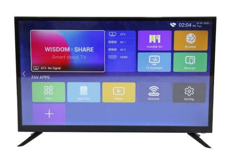 24 inch Smart Led tv with latest version 0