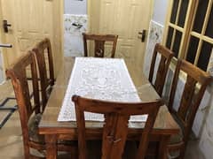 wooden dinning table