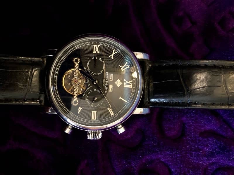 patek phillipe automatic pendulam day date watch 2