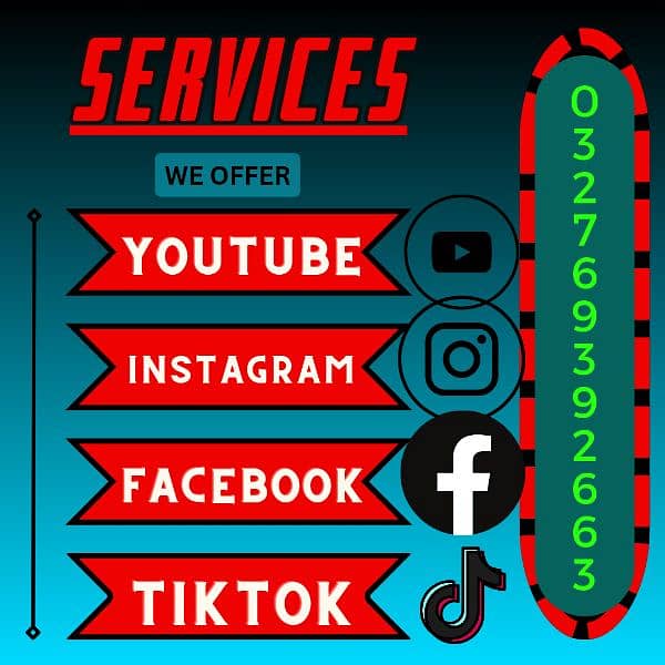 youtube subscribers  instagram followers tiktok  likes  Facebook views 0