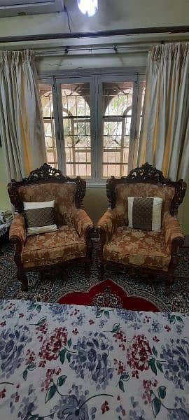 Victorian style sofa set. 2