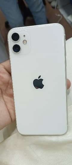 iphone 11 white colour 64gb. face ID ok  non PTA JV battery health 85