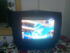 14 inch Tv ha Ksi time ouper thoura Black line ati ha