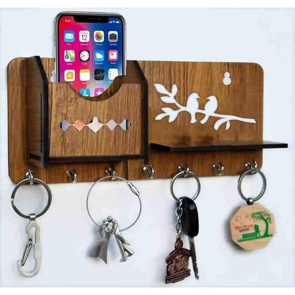 beautiful wall hanging key Chain and mobile holder 2