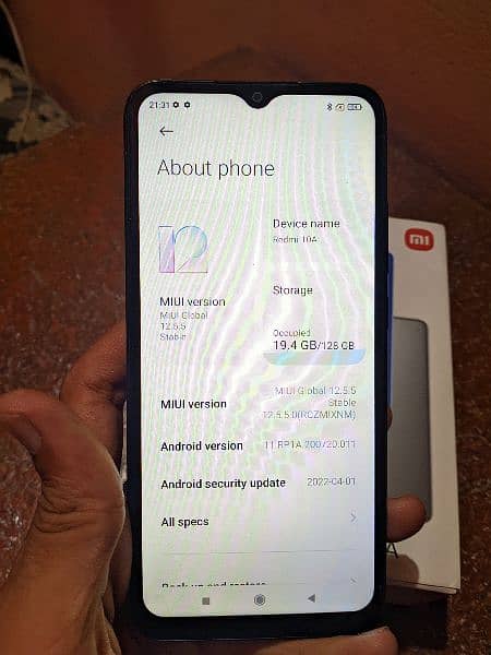 Redmi 10A 6/128 gb Good Condition 1