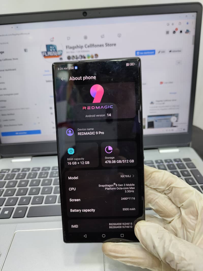 RedMagic 9 Pro 16GB 512GB Brand New Condition Non PTA Non Active Phon 3