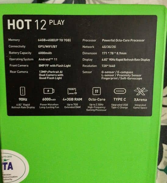 Infinix Hot 12 Play 3