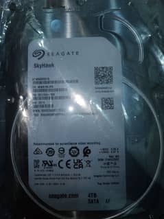 segate Skyhawk 4TB New sata hard disk