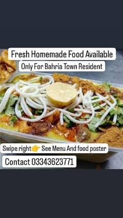 Fresh Homemade food available