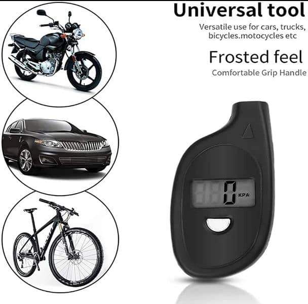 Keychain Tire Pressure Gauge Digital LCD Display 3