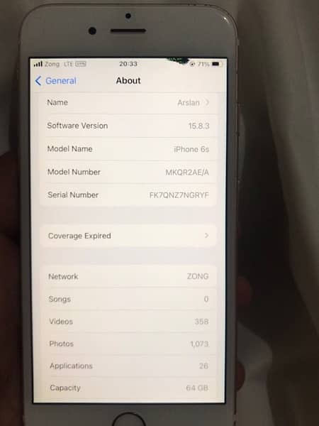 iPhone 6s pta approved 64 gb 1